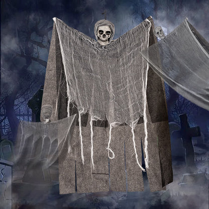 Ornamento da appendere a forma di teschio di Halloween
