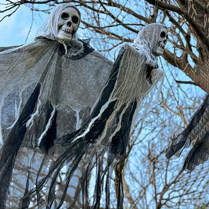 Ornamento da appendere a forma di teschio di Halloween