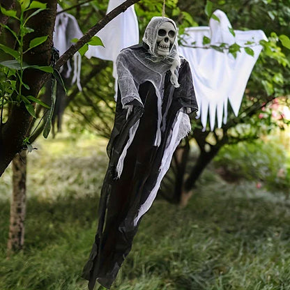 Ornamento da appendere a forma di teschio di Halloween