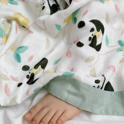 Trapunta per neonati e bambini in fibra di bambù Panda