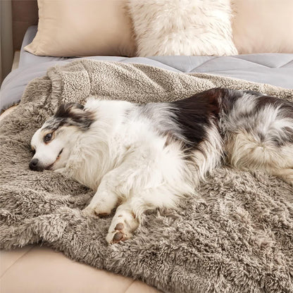 Coperta morbida impermeabile Sherpa per animali domestici
