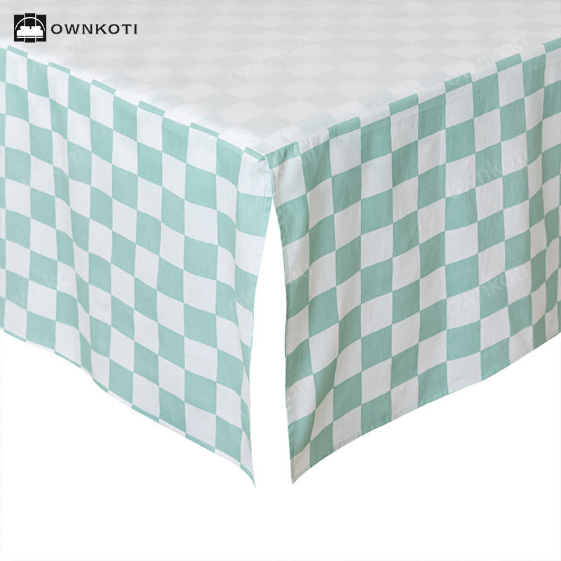 Set di biancheria da letto per culla in puro cotone floreale (3 pezzi)