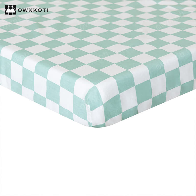 Set di biancheria da letto per culla in puro cotone floreale (3 pezzi)
