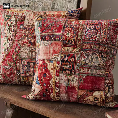 Cuscino decorativo patchwork esotico orientale