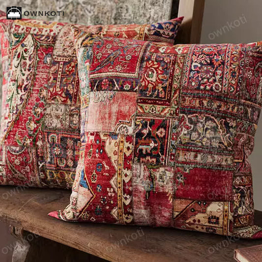 Cuscino decorativo patchwork esotico orientale