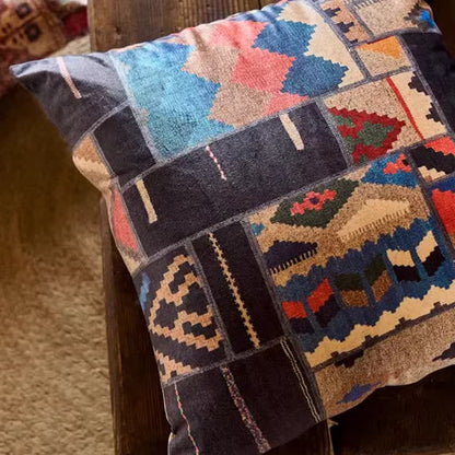Elegante cuscino decorativo geometrico marocchino
