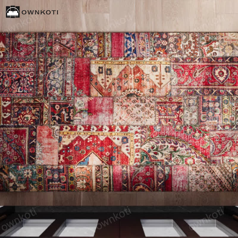 Tappeto decorativo antiscivolo esotico orientale