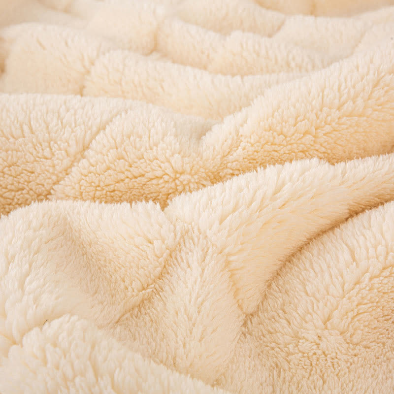 Coperta in pile morbido tinta unita