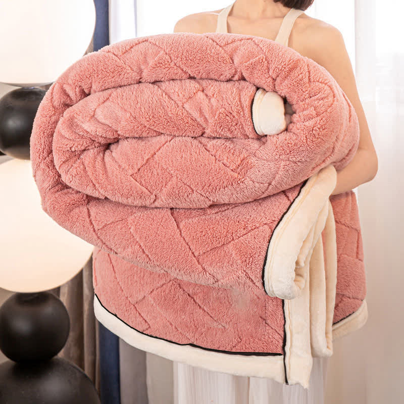 Coperta in pile morbido tinta unita