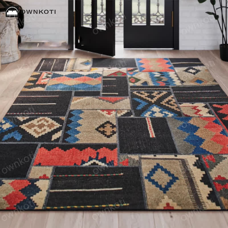 Tappeto decorativo impermeabile geometrico marocchino