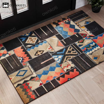 Tappeto decorativo impermeabile geometrico marocchino