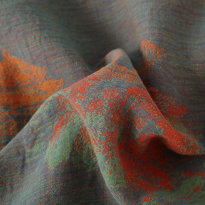 Pigiama a maniche lunghe in garza di cotone jacquard