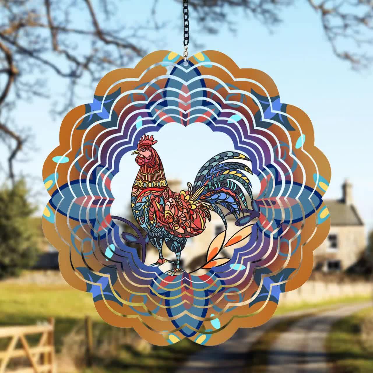 Ornamento da appendere a forma di girandola a forma di animale 3D