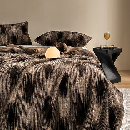 Coperta da divano vintage in morbido velluto