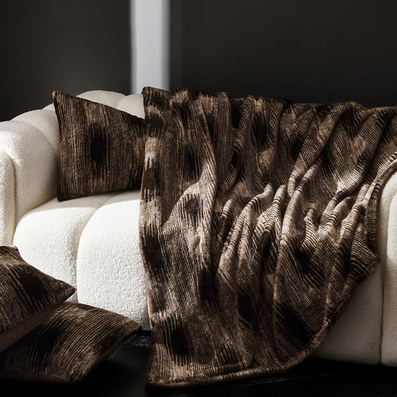 Coperta da divano vintage in morbido velluto