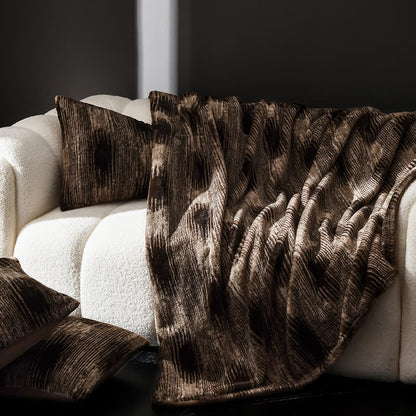 Coperta da divano vintage in morbido velluto