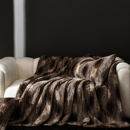 Coperta da divano vintage in morbido velluto