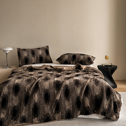Coperta da divano vintage in morbido velluto