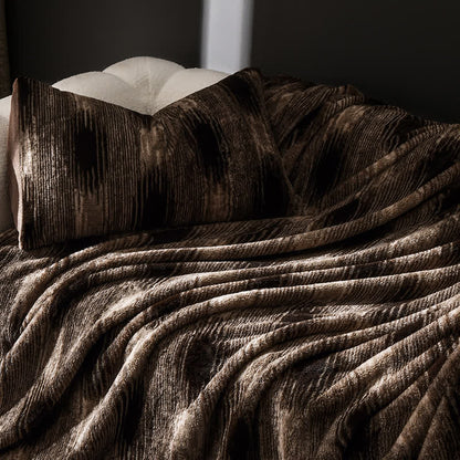 Coperta da divano vintage in morbido velluto