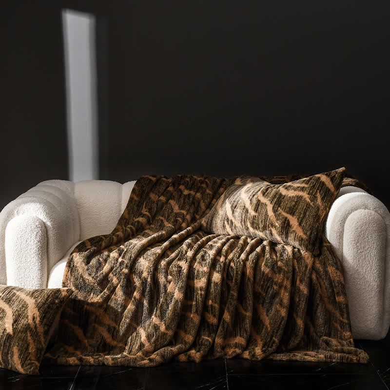 Coperta da divano in velluto morbido vintage