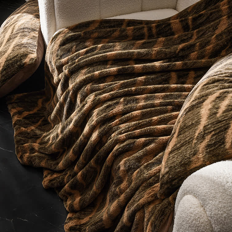 Coperta da divano in velluto morbido vintage
