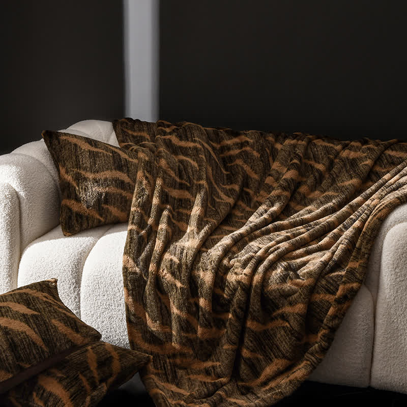 Coperta da divano in velluto morbido vintage