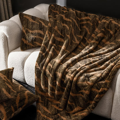 Coperta da divano in velluto morbido vintage
