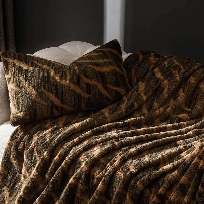 Coperta da divano in velluto morbido vintage