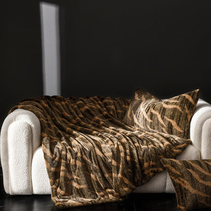 Coperta da divano in velluto morbido vintage