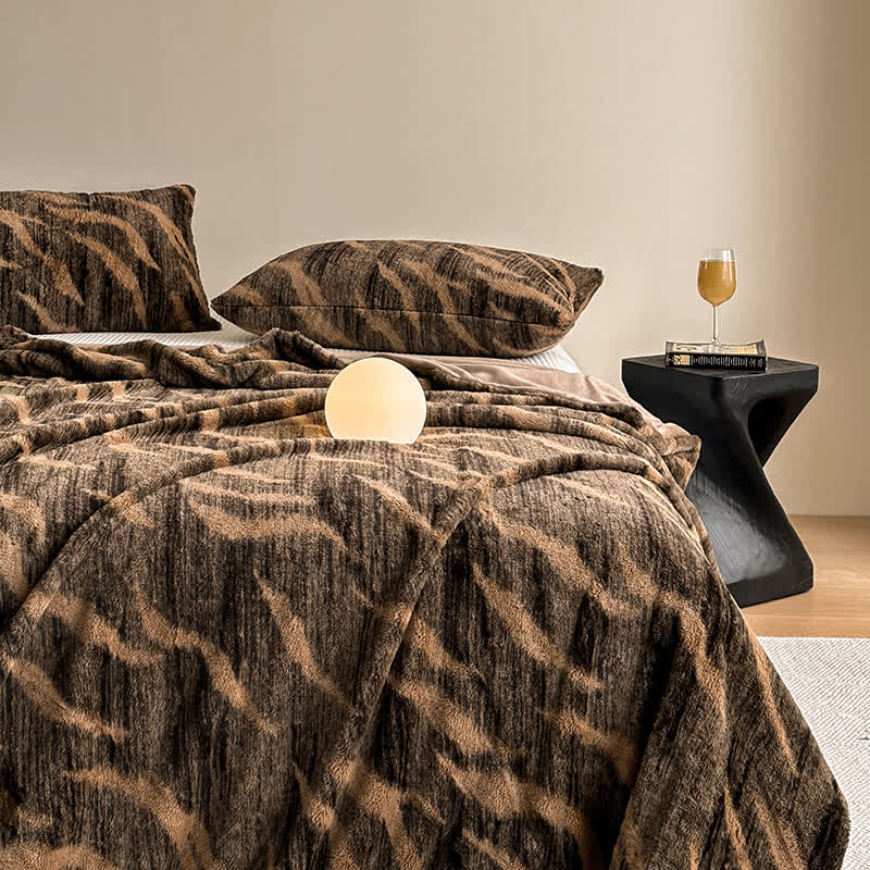 Coperta da divano in velluto morbido vintage
