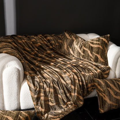 Coperta da divano in velluto morbido vintage