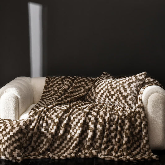 Coperta moderna, calda e morbida per divano