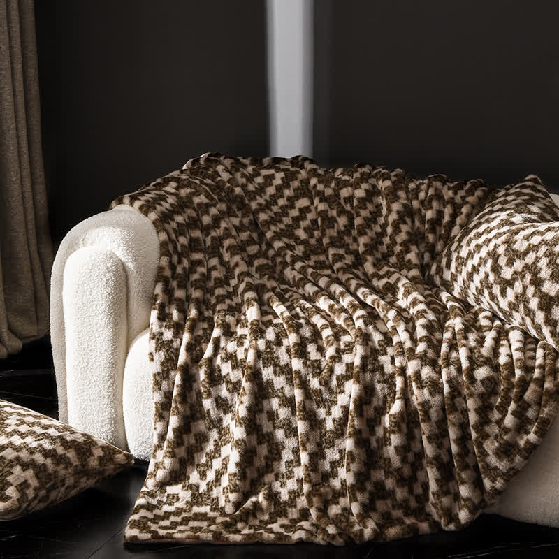 Coperta moderna, calda e morbida per divano
