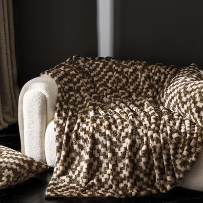 Coperta moderna, calda e morbida per divano