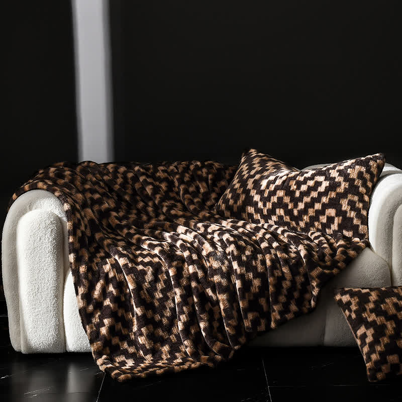 Coperta moderna, calda e morbida per divano