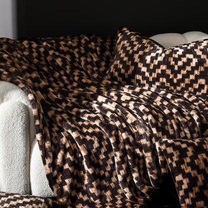 Coperta moderna, calda e morbida per divano