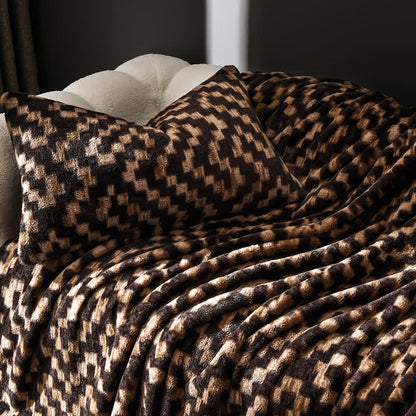 Coperta moderna, calda e morbida per divano