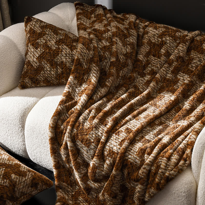 Coperta da divano in velluto a forma di mulino a vento