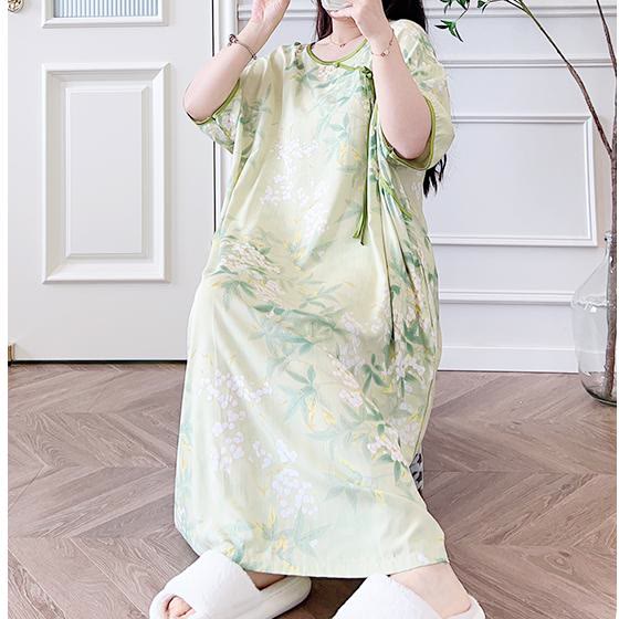 Camicia da notte lunga pastorale Refresh Plus Size