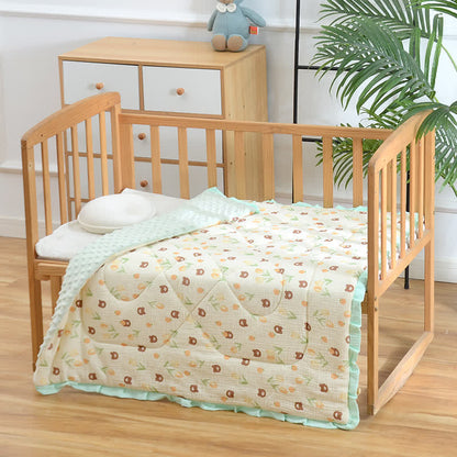 Trapunta per neonati "Lovely Tulip Bear Comfort"