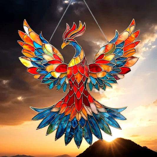 Arazzo da finestra in acrilico Firebird luminoso