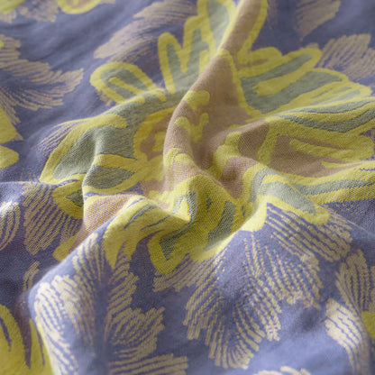 Set di biancheria da letto in garza di cotone jacquard girasole (4 pezzi)