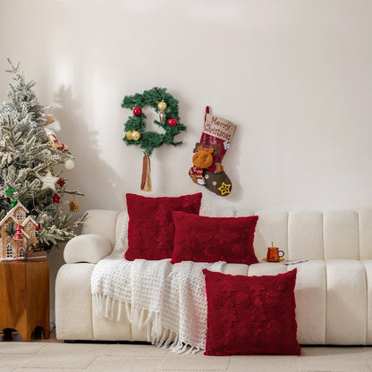 Federa decorativa per albero di Natale jacquard