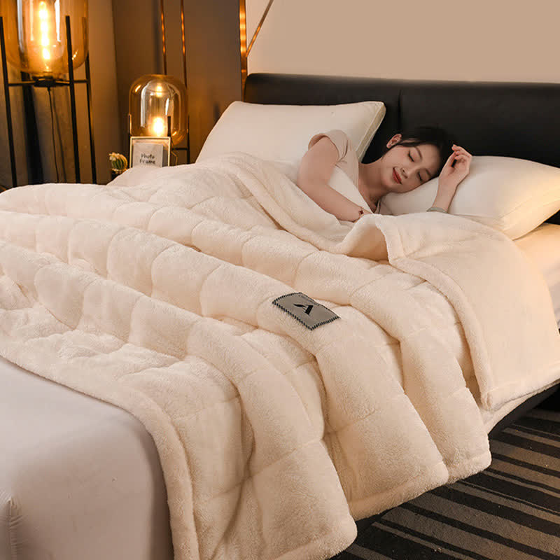 Coperta semplice in pile bifacciale - image 8