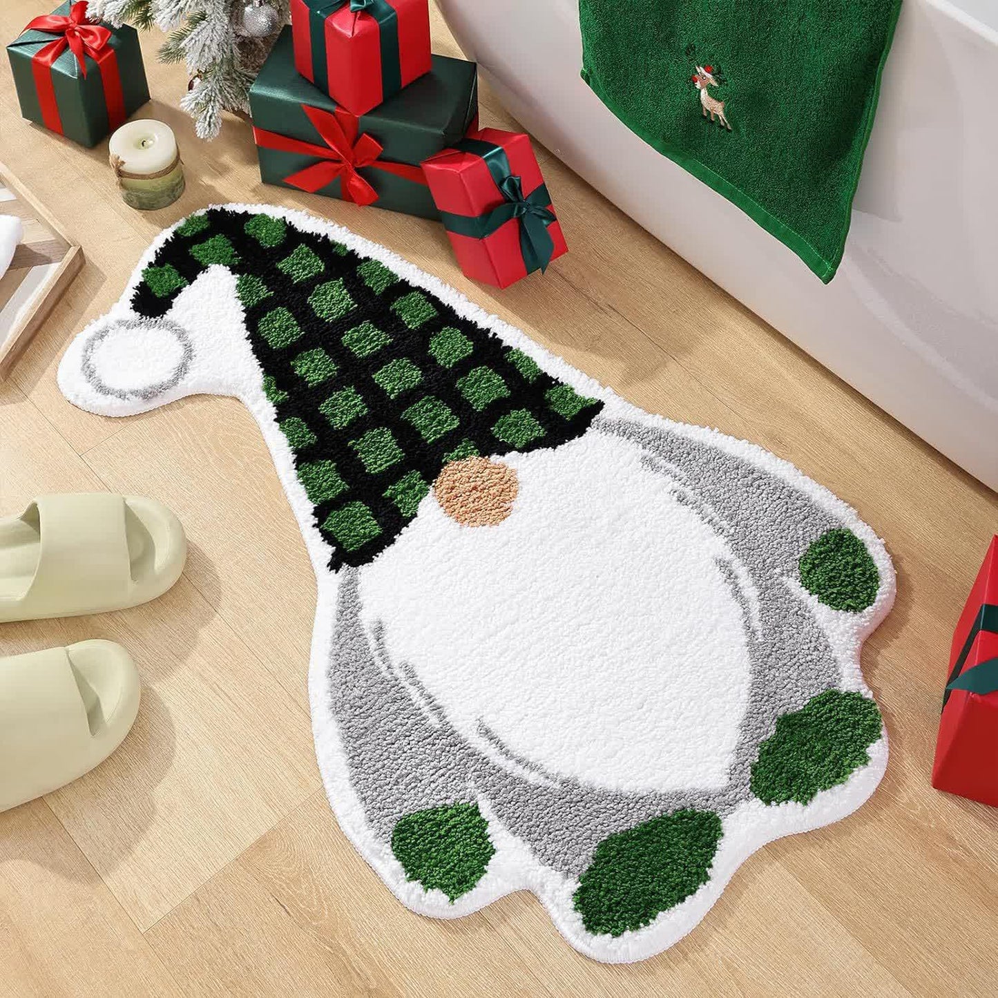 Tappeto morbido per decorazioni natalizie