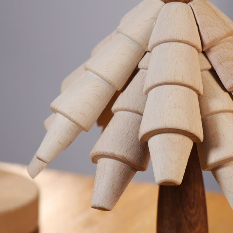 Tovaglietta isolante termica in legno a forma di albero di Natale
