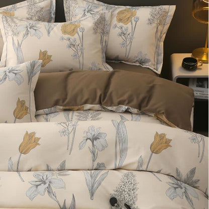 Collezione di biancheria da letto in cotone spazzolato pastorale