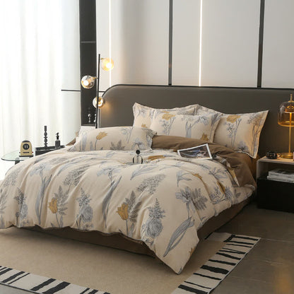 Collezione di biancheria da letto in cotone spazzolato pastorale