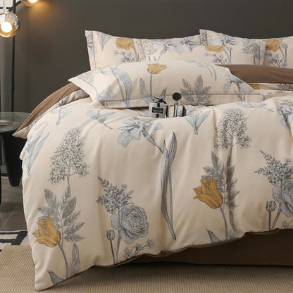 Collezione di biancheria da letto in cotone spazzolato pastorale