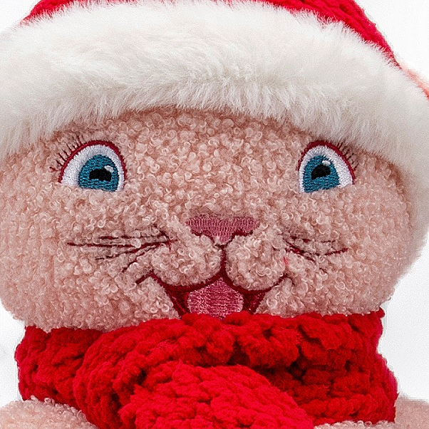 Letto per animali domestici in pile caldo e morbido per Natale